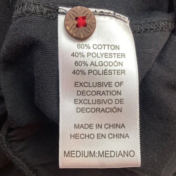 Tommy Bahama Mens Medium Black Lounge Pants Wide Leg - Picture 10 of 11